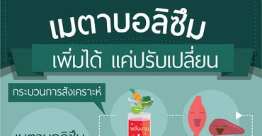 การเพิ่มระดับการเผาผลาญให้กับร่างกาย