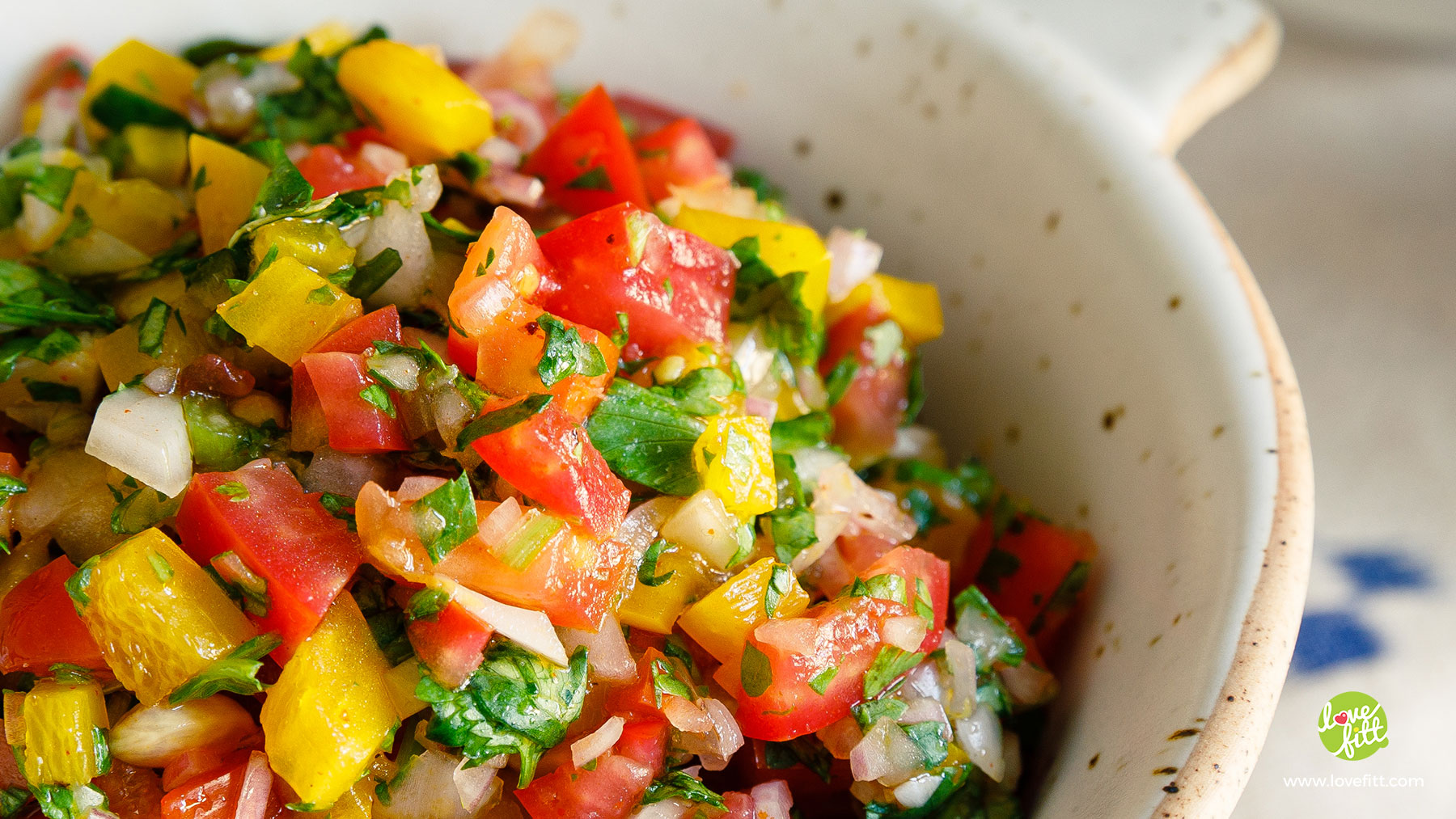 Fresh Salsa ยำมะเขือเทศสไตล์เม็กซิกัน