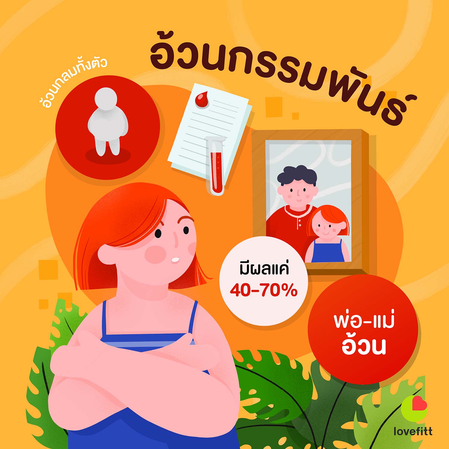 อ้วนเพราะกรรมพันธุ์