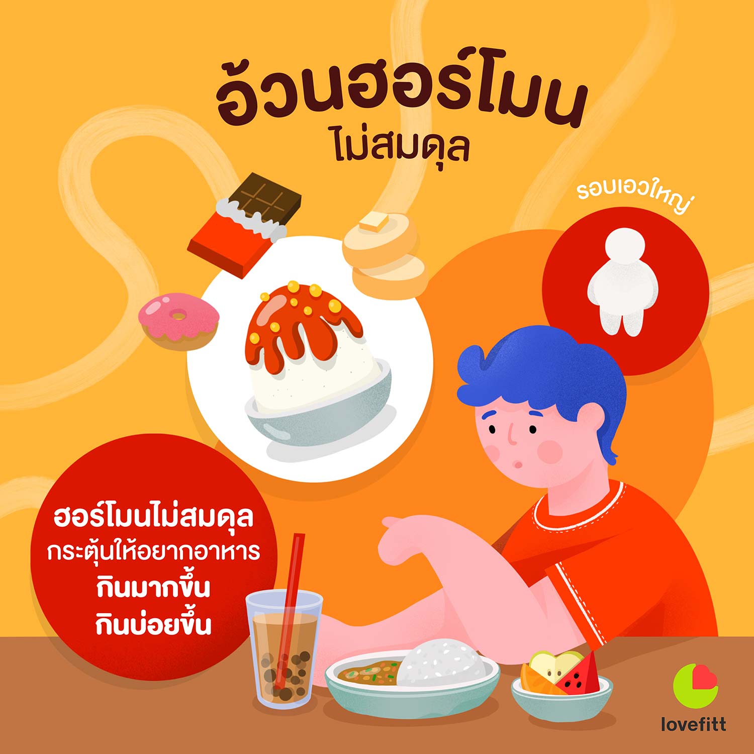 อ้วนเพราะฮอร์โมน