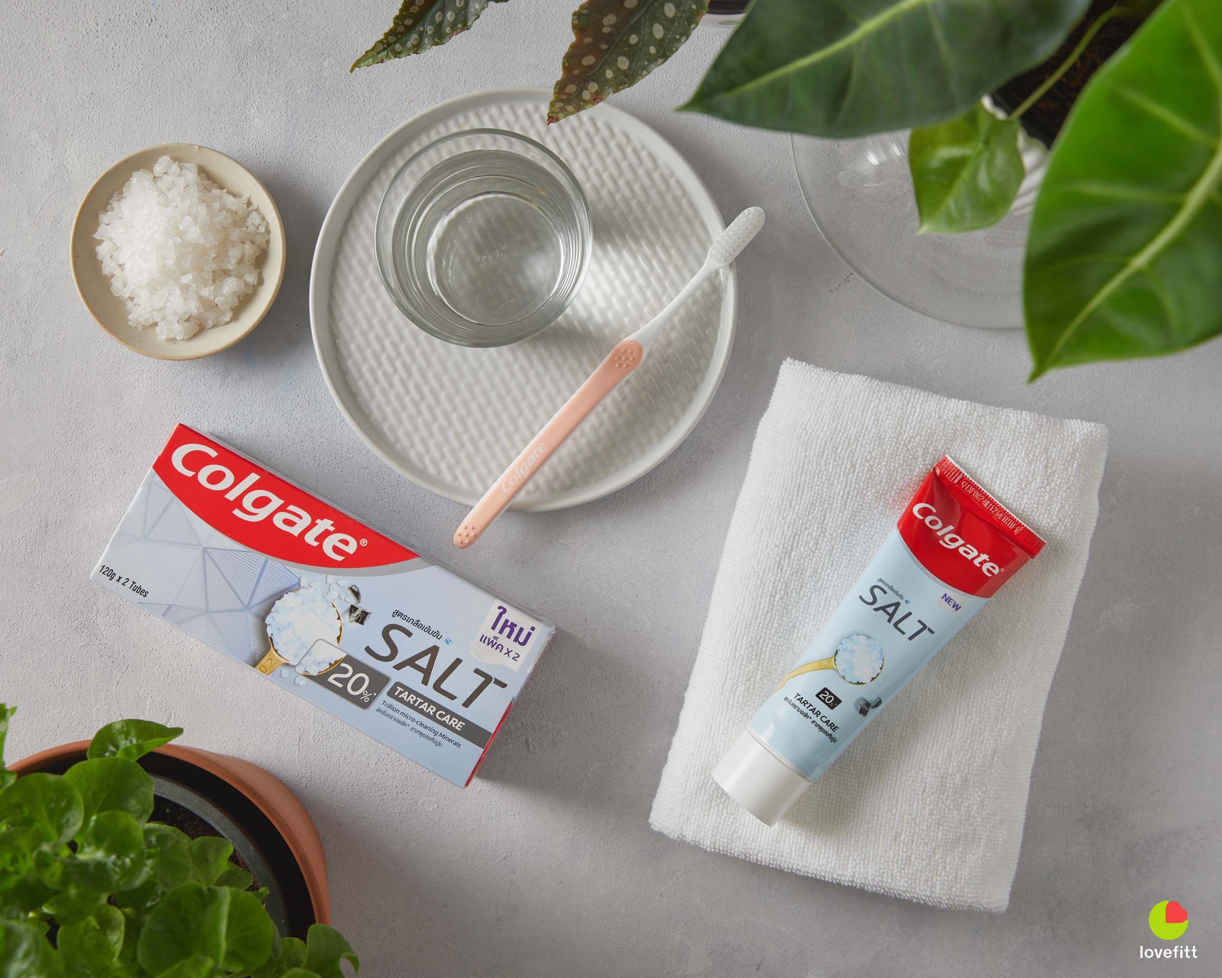 ยาสีฟันสูตรเกลือ Colgate Salt TARTAR Care ไม่เค็มจนเกินไป กลิ่นหอมเย็น สดชื่น ลดปัญหาคราบหินปูน และกลิ่นปาก